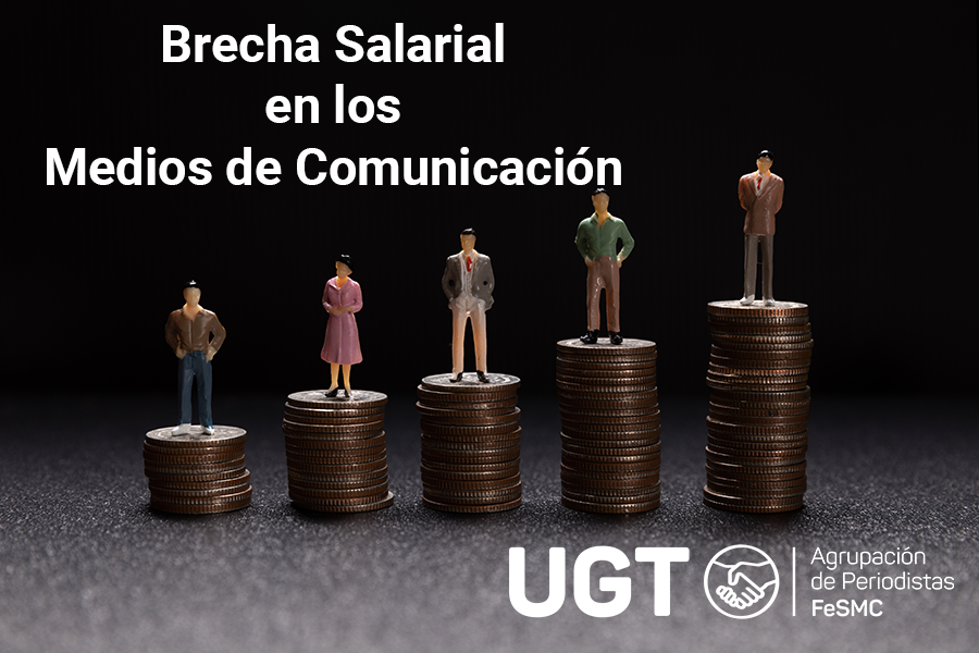 UGT reivindica una igualdad salarial real entre hombres y mujeres en los medios de comunicación